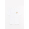 CASABLANCA WHITE FLOWER COURT ICON FLOWER COURT ICON T SHIRT